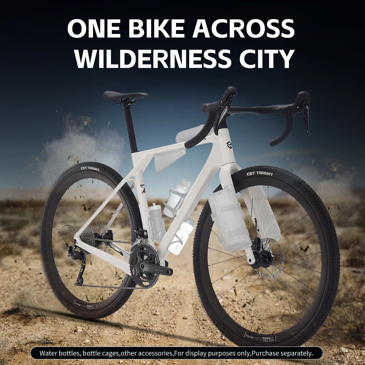SAVA R21 Gelaro S6 / S4 Gravel Bike, All Terrain Off Road Bike, 700C Carbon Fiber Frame and GRX 11/GRX 20Speed Gearset Bicycle