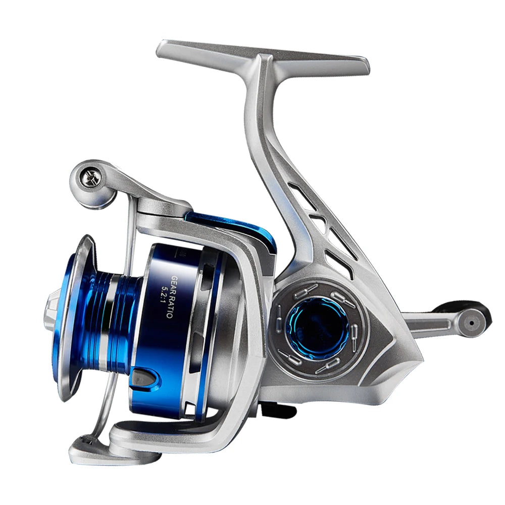 BILLINGS AC Spinning Fishing Reel,10KG Max Drag,Metal Spool,5.2:1 Gear Ratio,for Freshwater Saltwater,Fold Rocker Easy Carry