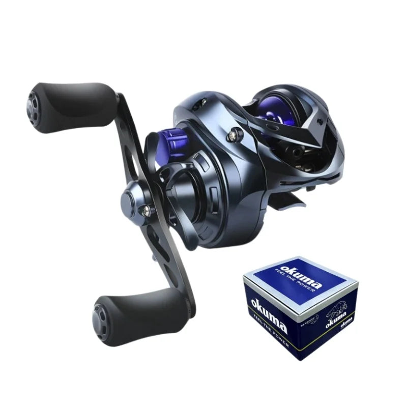 Okuma Fishing Reels Max Drag 18kg Ultra Light Casting Reel Fishing Reel for Bass Pike Fishing Tackle