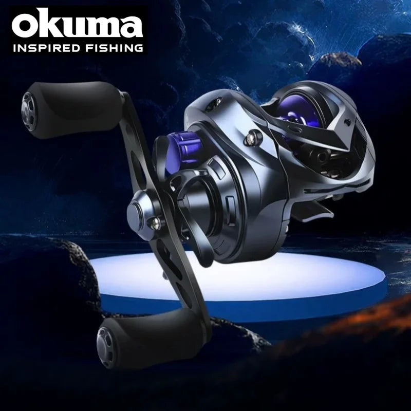 Okuma Fishing Reels Max Drag 18kg Ultra Light Casting Reel Fishing Reel for Bass Pike Fishing Tackle