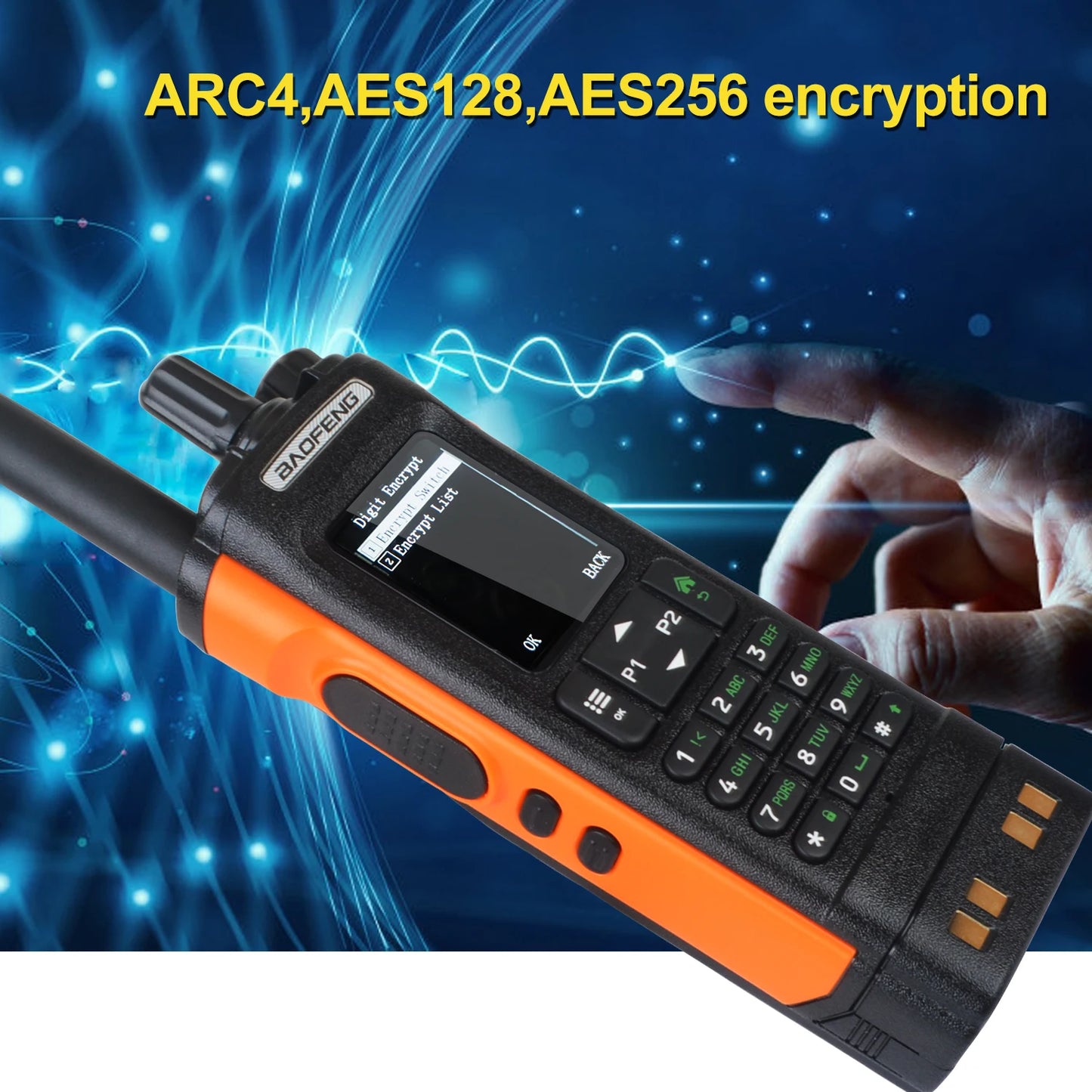 Baofeng DM-32 DMR Digitial GPS Walkie Talkie 8W 144/430MHz VHF UHF 2M 70CM Amateur Air Band Rx Radio DM-32UV