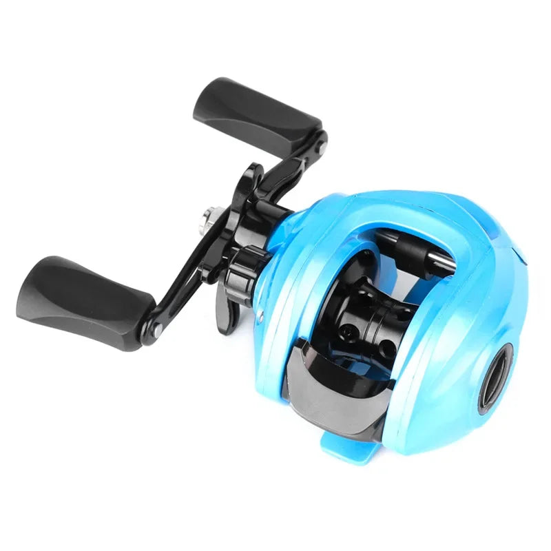 DEUKIO Lure Baitcasting Reel Saltwater Freshwater Fishing Reels Max Drag 8KG 3+1BB Light Surf Cast Reel Baitcaster Reels