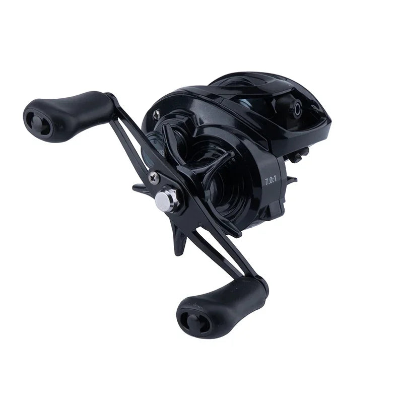 DEUKIO Baitcasting Fishing Reel DC Smart Control Long Cast Brass Gears 7.0:1 5+1BB Max Drag 8kg for Saltwater Freshwater