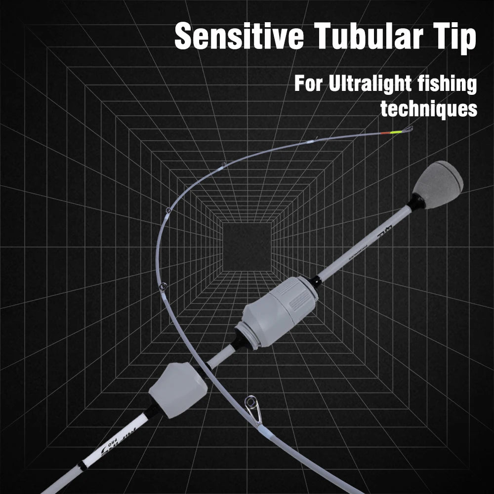 Mifine GHOST BLADE XUL Ultralight Spinning Rod 0.2-0.6g 30T Carbon Fiber Fuji Rings Tubular Tips for Trout Fishing Fast Action 1.93M