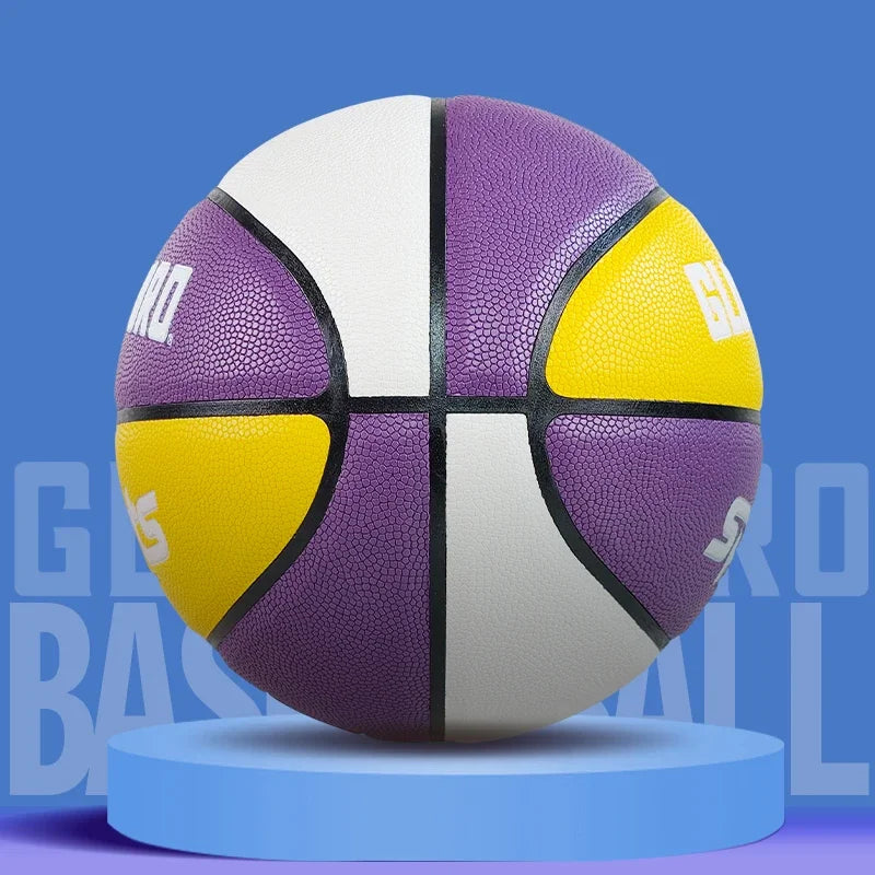 Customized Basketball Size 7 PU Men Women Indoor Dribble Practice Standard Balls Kids Adult Outdoor Competition Team Basketballs