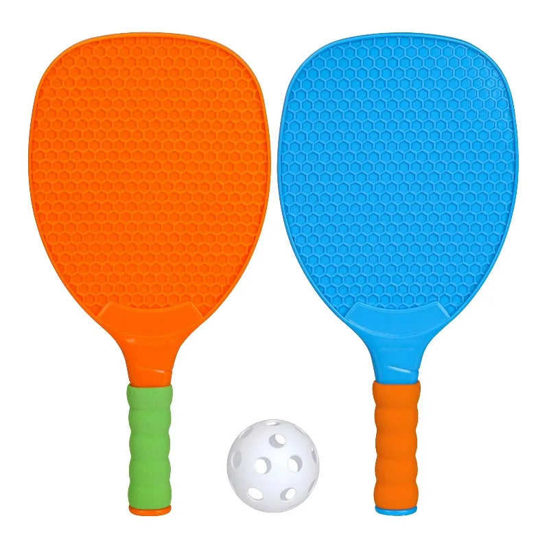 Pickleball Set, 3-Piece Set with 2 Paddles & 1 Ball - All Skill Levels, Children Ages 4+