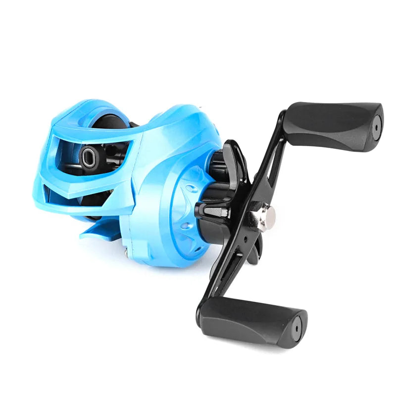 DEUKIO Lure Baitcasting Reel Saltwater Freshwater Fishing Reels Max Drag 8KG 3+1BB Light Surf Cast Reel Baitcaster Reels